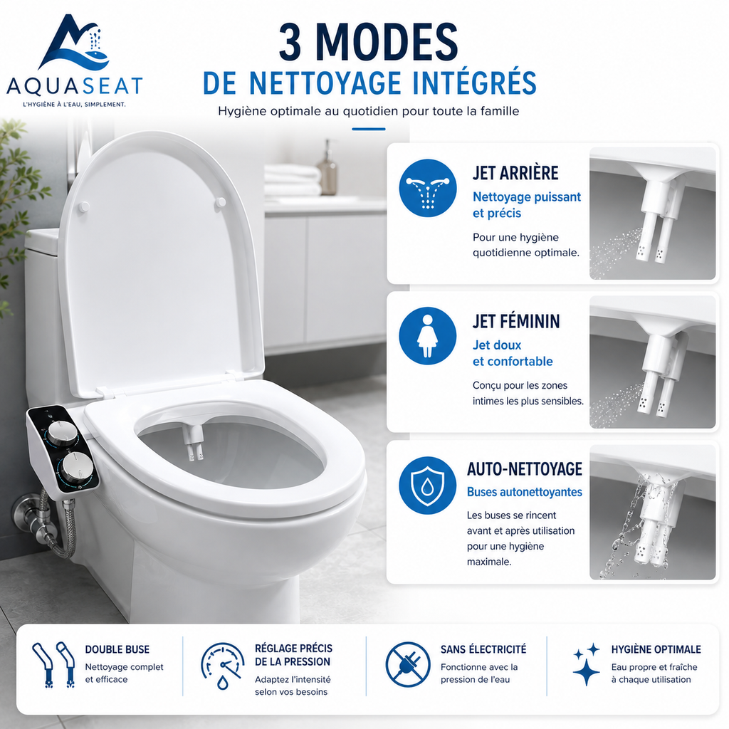 AquaSeat – Kit WC Japonais Lavant